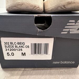 New Balance Suede Sneakers in Beige and Off-White